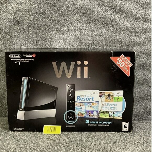 Nintendo Other - Wii Console New In Box System Nintendo Wii Sports & Wii Sports Resorts Game‎